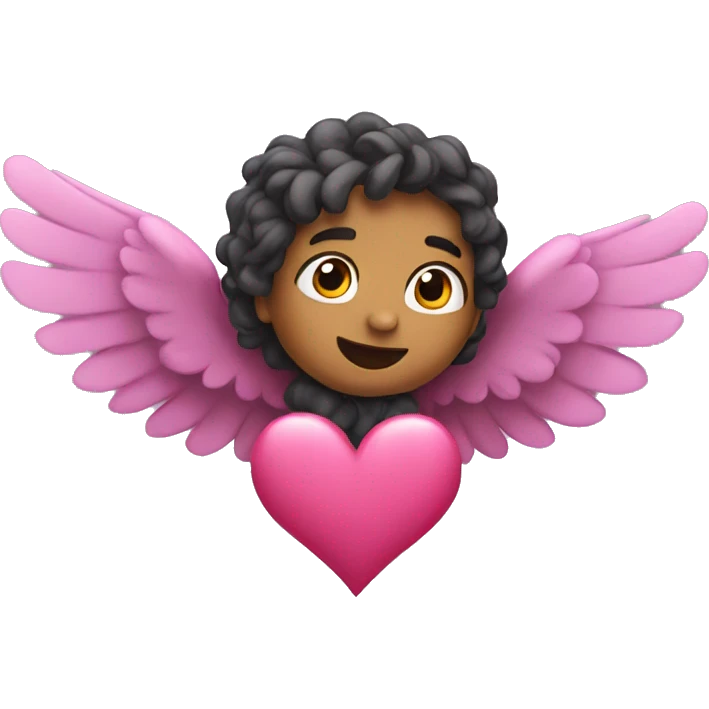 Flying heart emoji