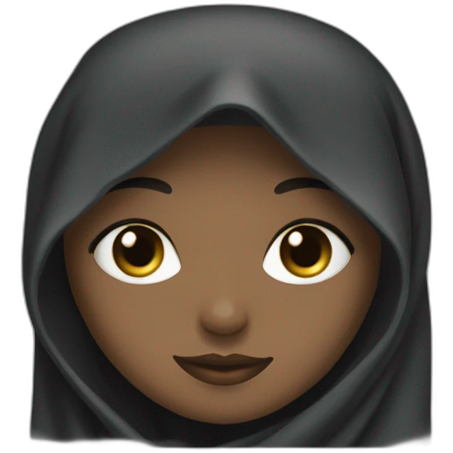 fille niqab emoji