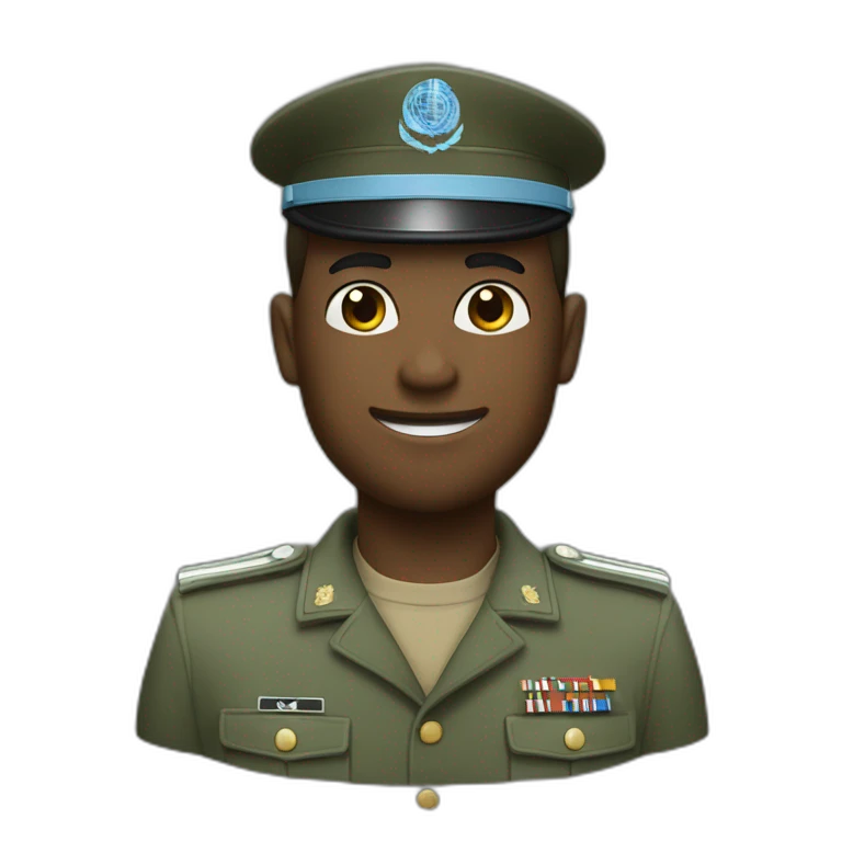  Un Soldat qui fait un salut militaire  emoji