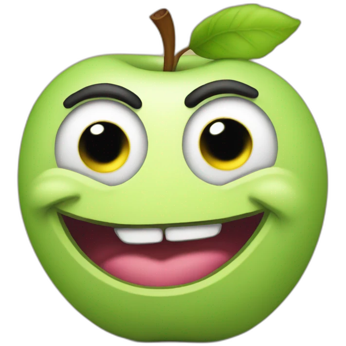 trollface apple artstyle emoji