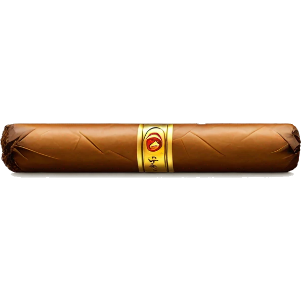 cigar with gold label emoji