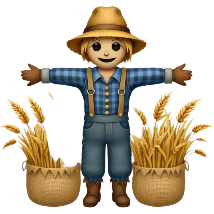 Scarecrow emoji