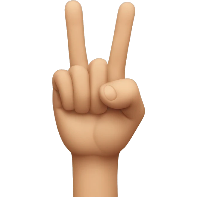 foreshortened finger pointing at you emoji