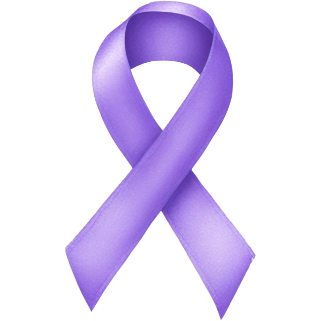 Lavender ribbon emoji