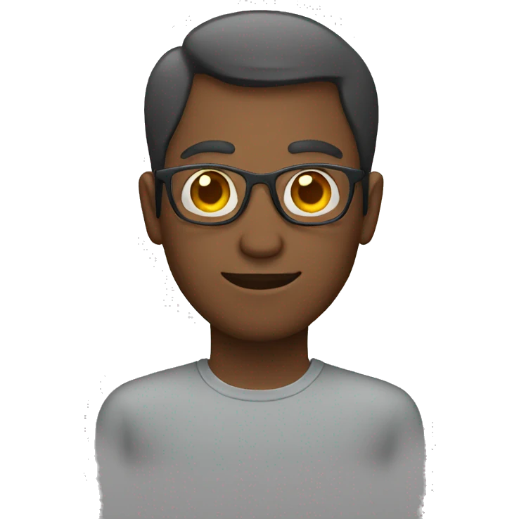 Man with eyeglass emoji