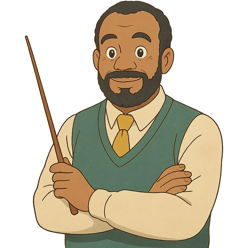 friendly teacher Mr. Sorhaindo emoji