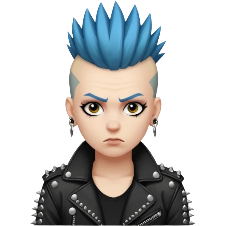 a punk rocker emoji