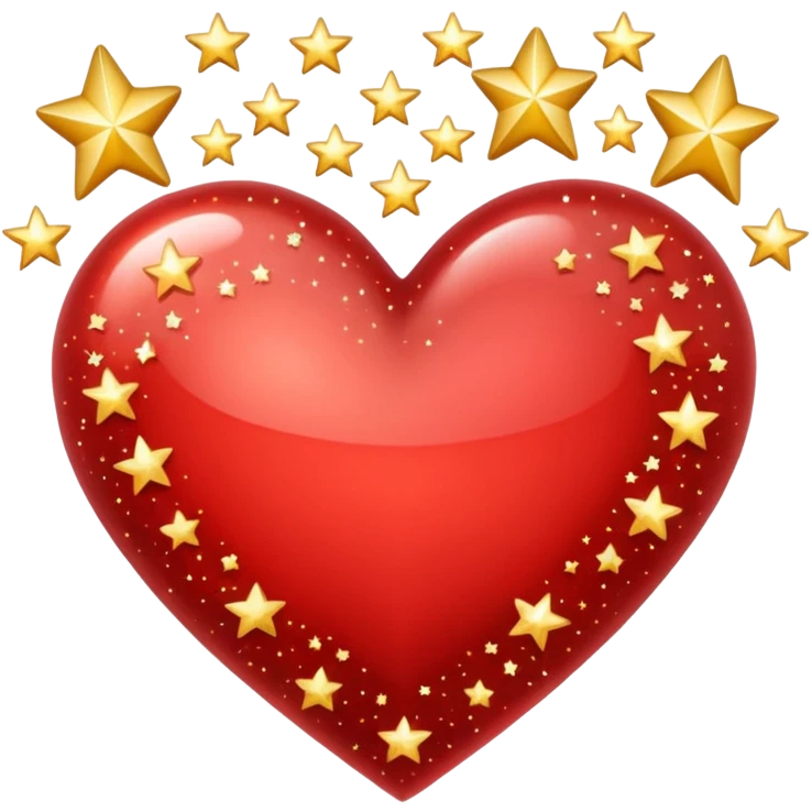 Love stars heart emoji