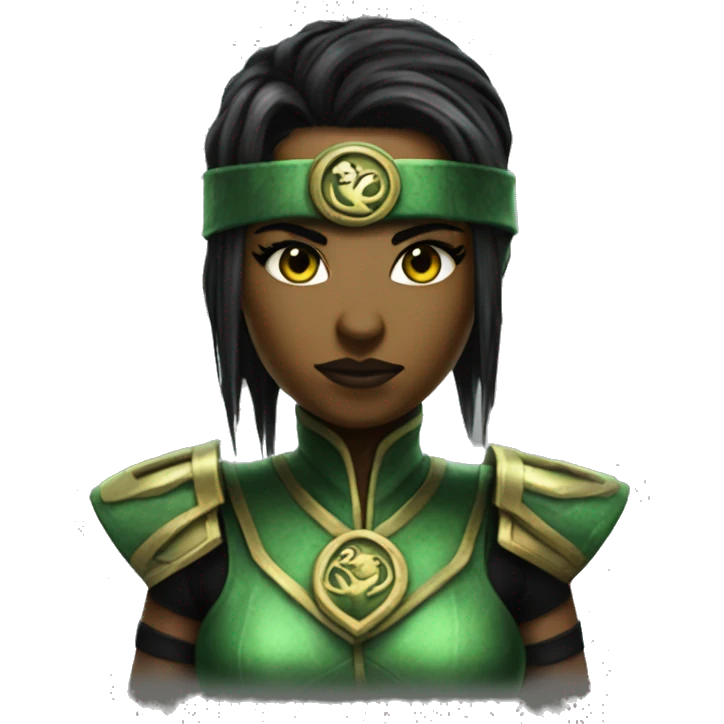Jade from mortal kombat  emoji