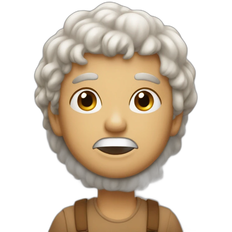 Caca qui boude emoji