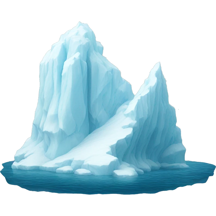 skinny iceberg emoji
