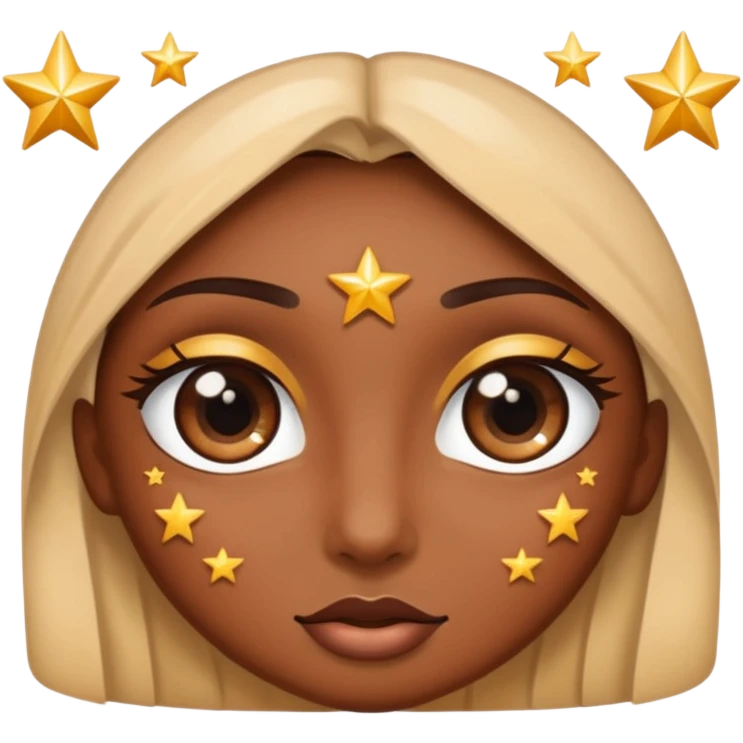 Eyes sparkling with stars(only eyes emoji 👀) emoji