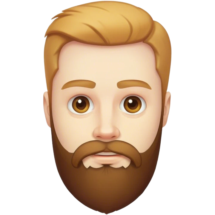 Balt man with beard emoji