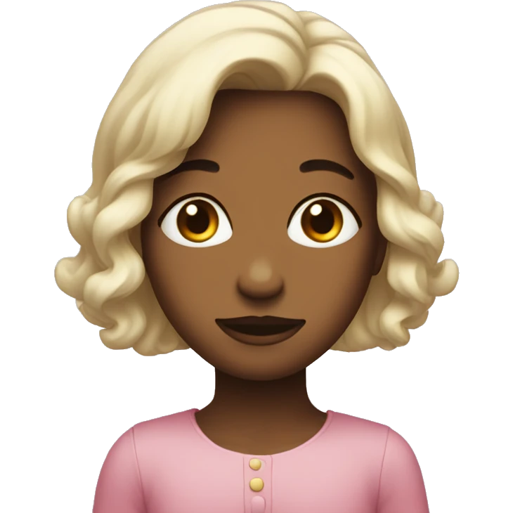A face but it’s very demure and cutesy emoji