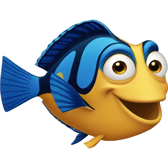 Dory the fish emoji