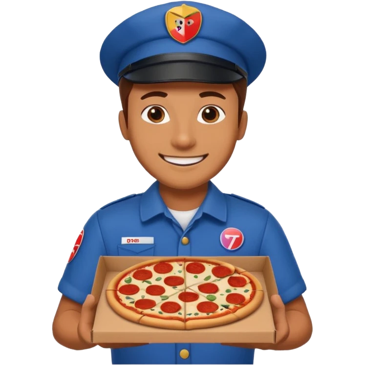 
pizza delivery driver emoji