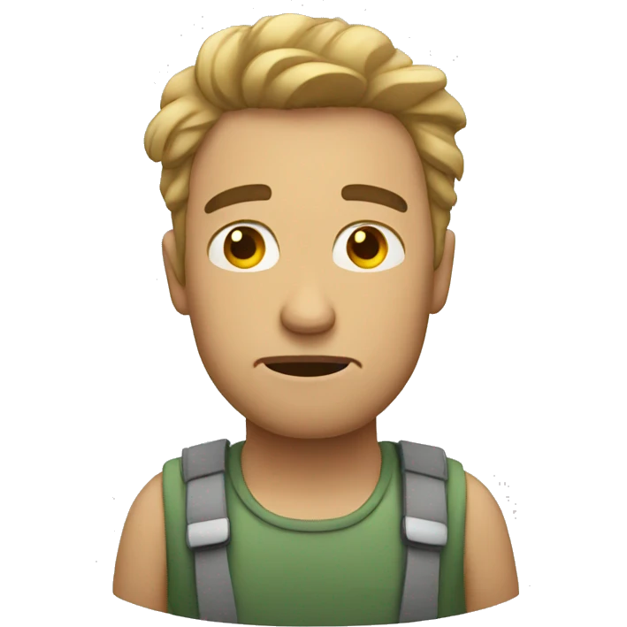 Tired man emoji