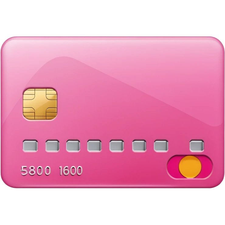 pink credit card emoji