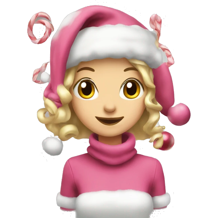 Natale rosa emoji