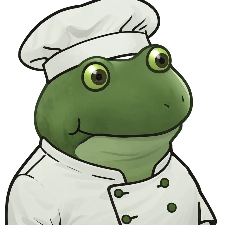 bufo in a chef coat emoji