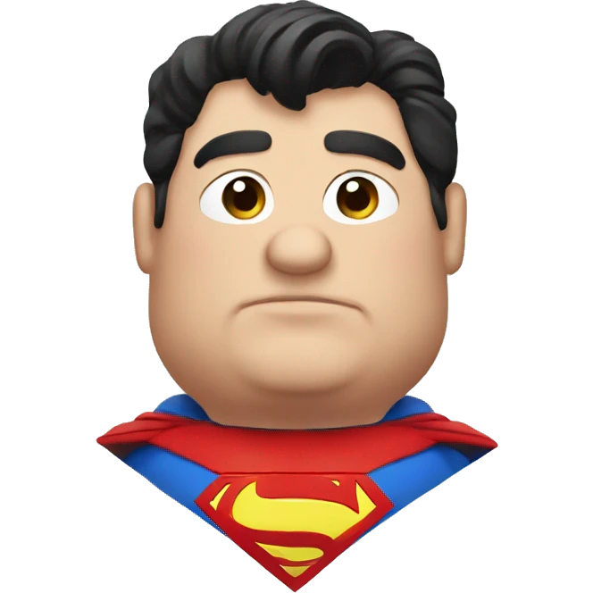 Fat superman emoji