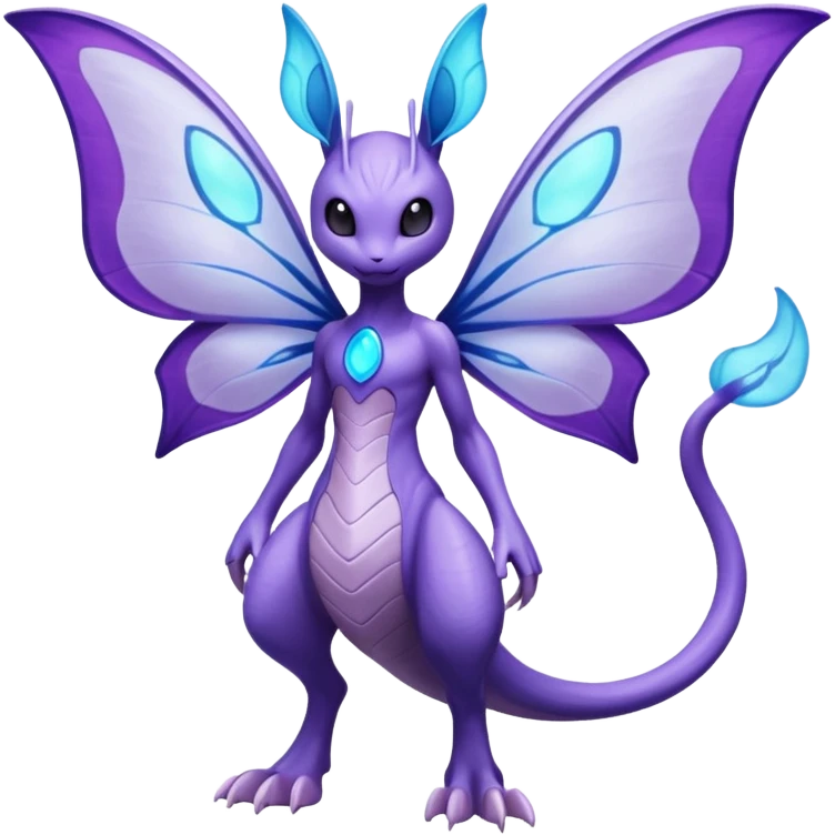 Venomoth-Mewtwo-Lunala-Fakémon-hybrid-creature (full body)  emoji