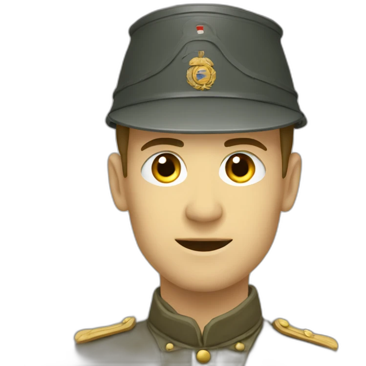 WWI french soldier emoji