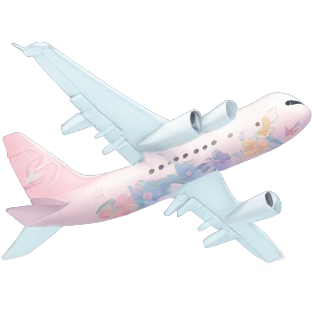 Aesthetic plane girly emoji