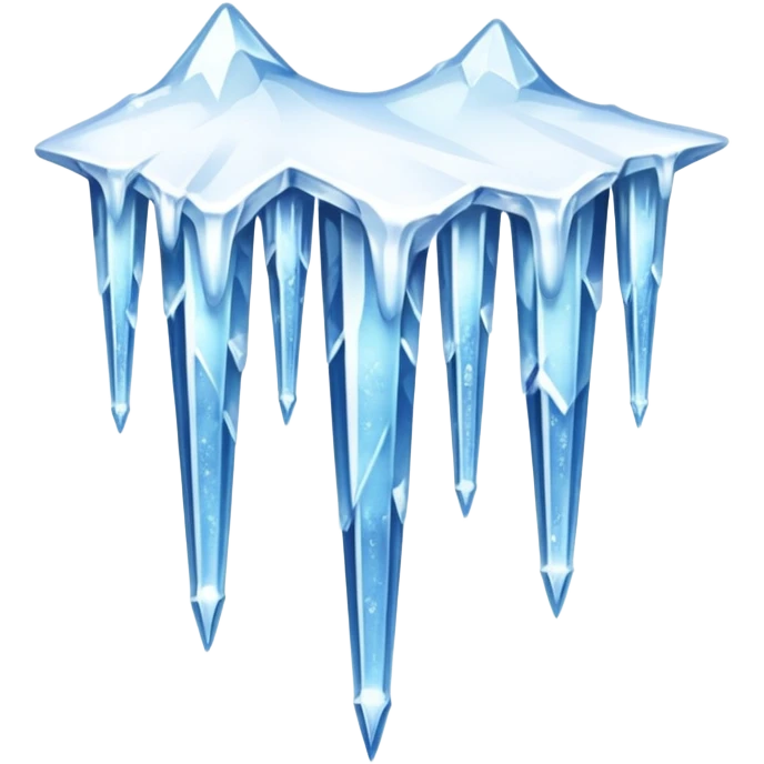 Icicles and Frozen Snow emoji