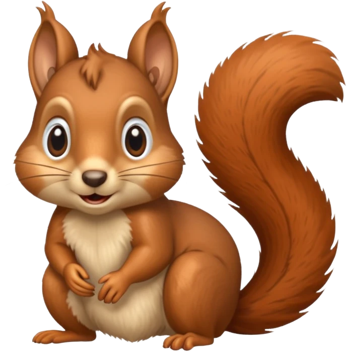 Squirrel confused emoji