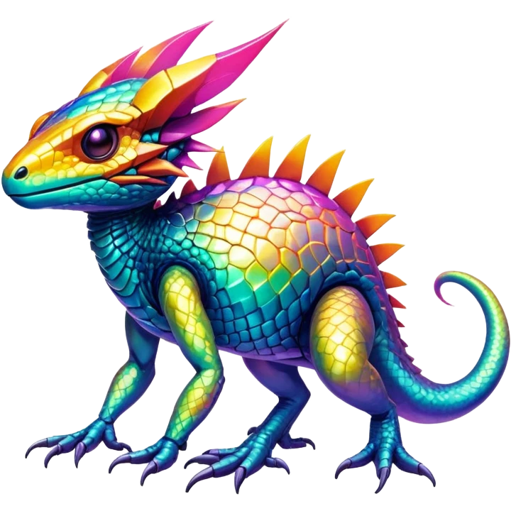  exotic tropical cyber-Fakémon-Vernid-creature emoji