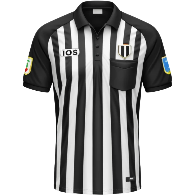 soccer reffere jersey emoji