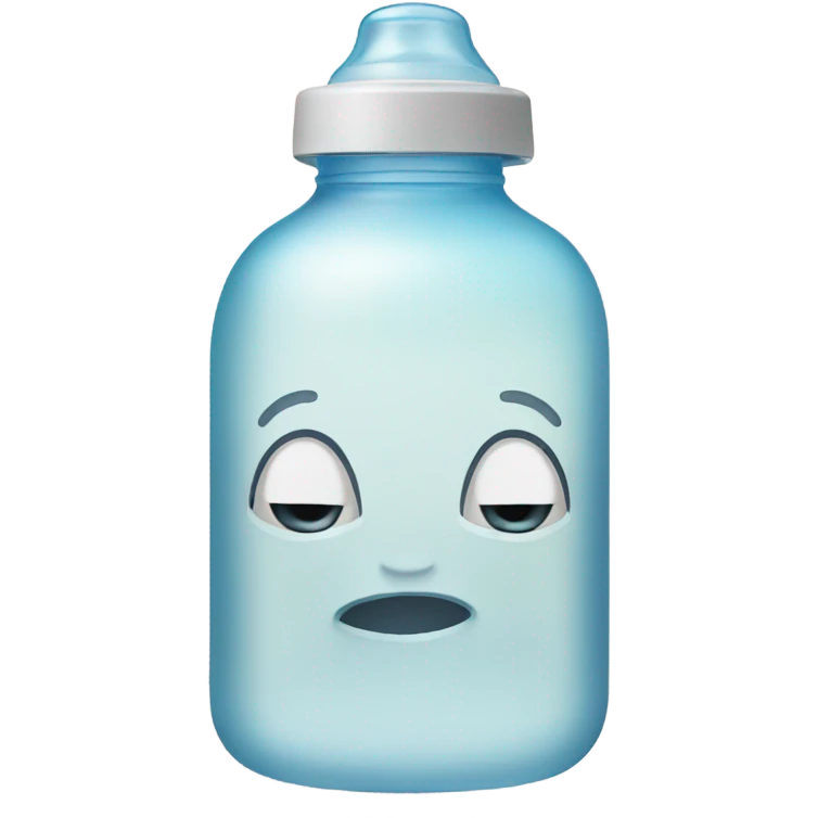 Empty baby bottle emoji