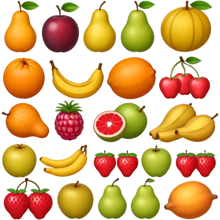 Fruits emoji
