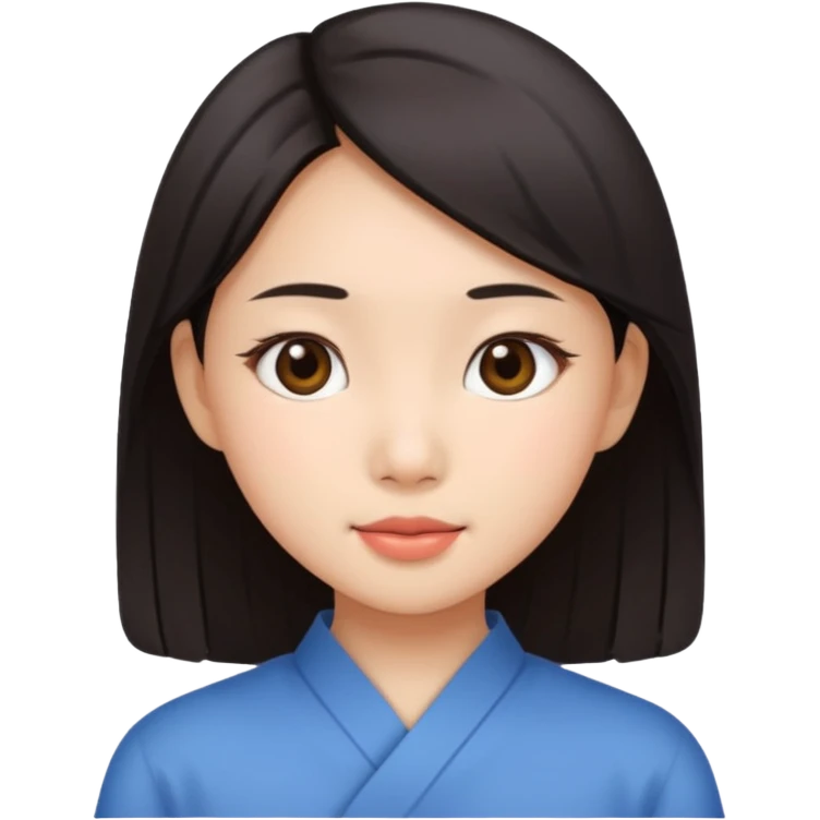 Cute Asian Girl emoji