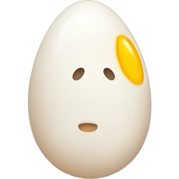 egg and flushed emoji