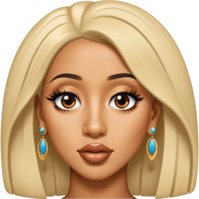 ultra realistic cardi b emoji