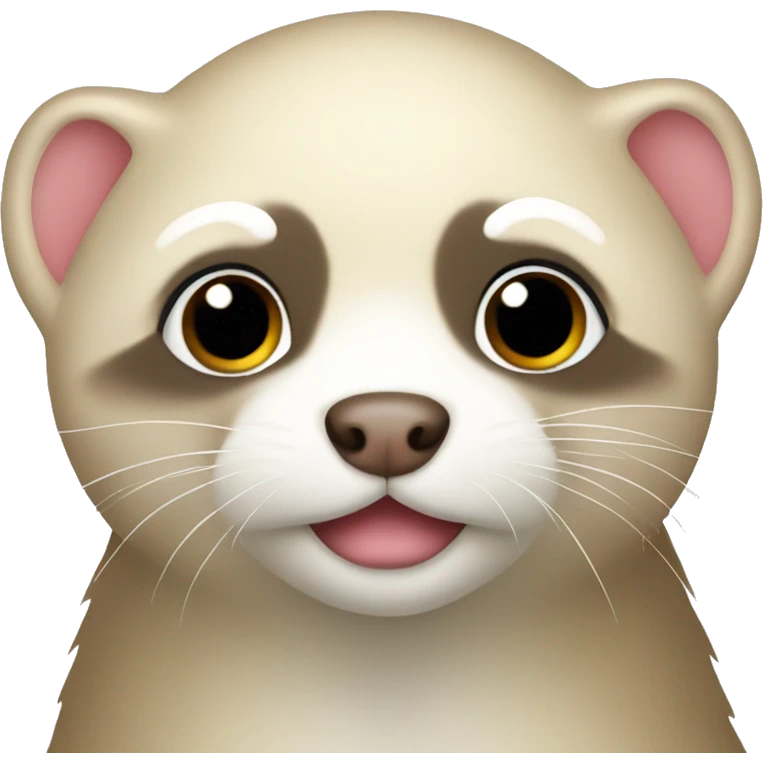 Ios 9.1 emoji style, champagne ferret emoji