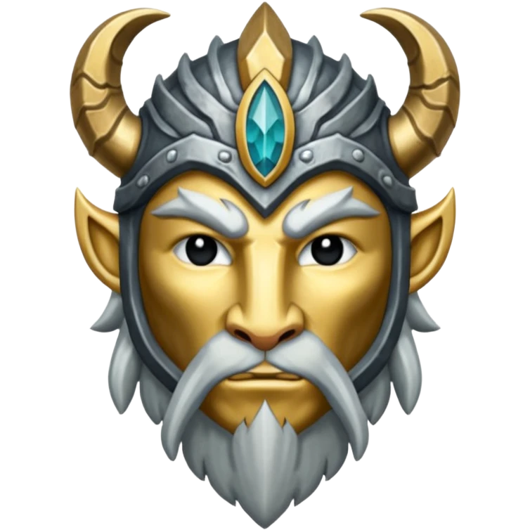 Stendarr (skyrim) sticker, white background emoji