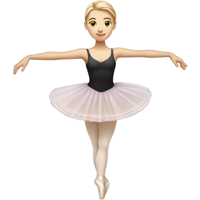 ballerina white girl emoji