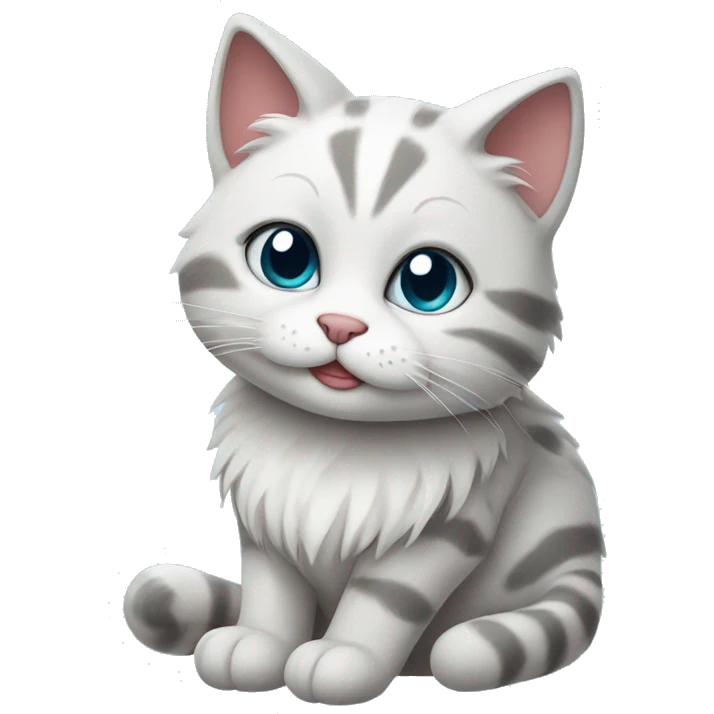cute wintery cat emoji