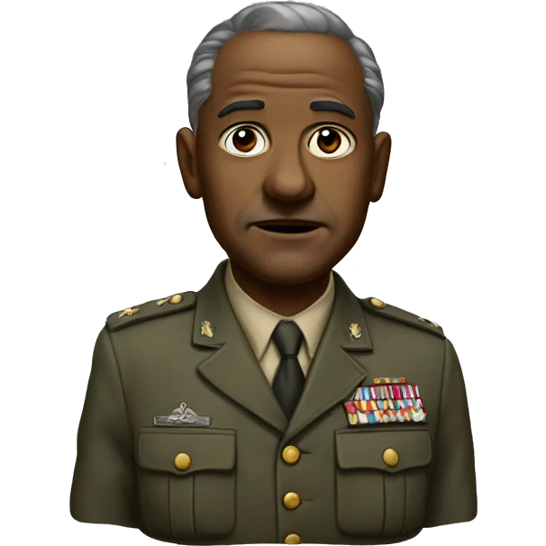photorealistic serious leader world war ii emoji