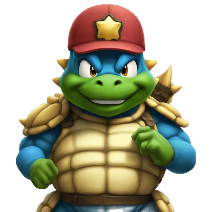 roy koopa with elon muskface emoji