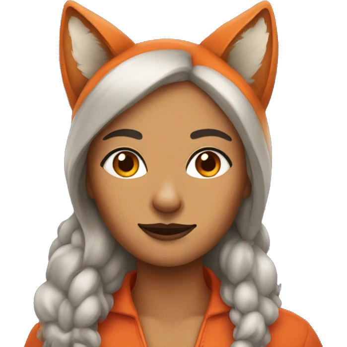 A fox woman emoji