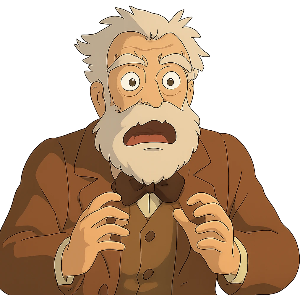 scared John Brown emoji