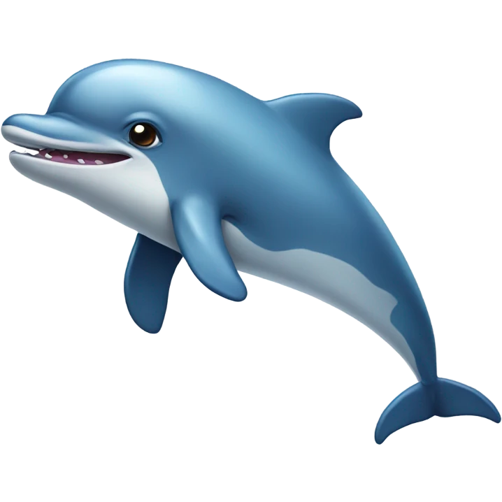 Flying dolphin emoji