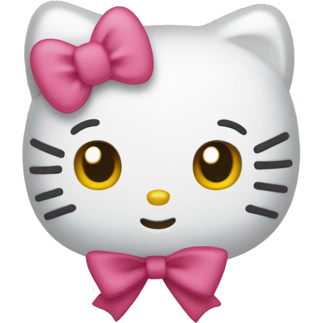 Hello kitty bow emoji