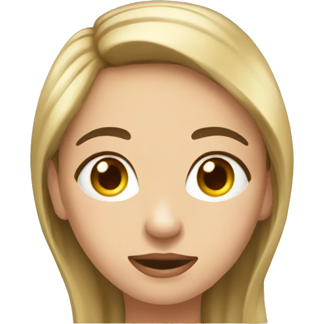 Curious Woman ￼ emoji