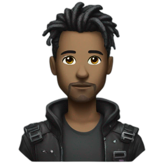 Cyberpunk David emoji