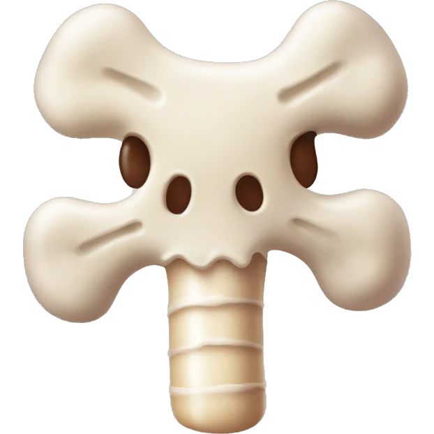 candy bone emoji